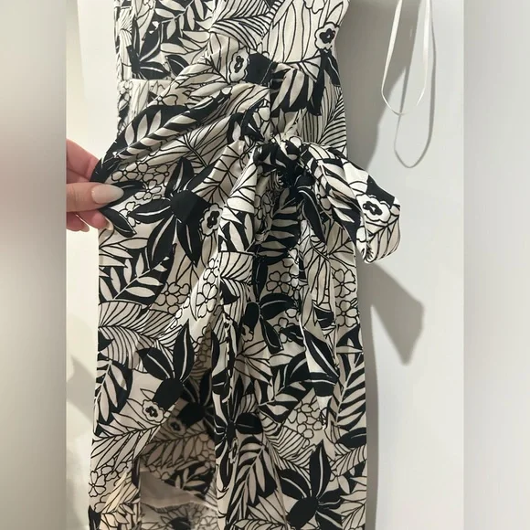 NWT Fashion Nova Black and White 🤍 Floral Mini Dress Size XL - Picture 5 of 6